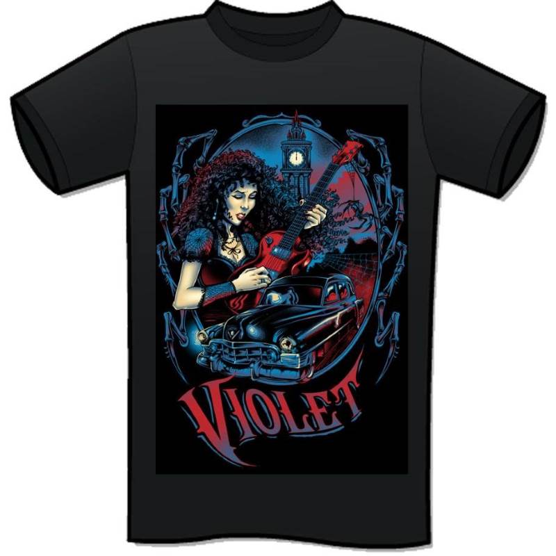 T-Shirt – Black Widow – Violet – Violet 